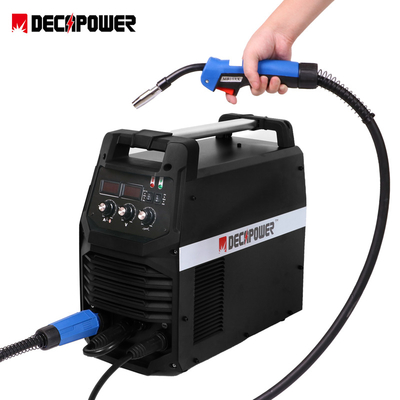 Machinery Repair Shops Decapower 110V/220V CE APPROVED ARC Muttahida Majlis-e-Amal TIG MAG INVERTER MIG Welder Without CO2 Gas 180 Amp MINI Welding Machine For Steel